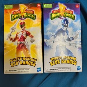 Red Blue Ranger Figure Please Zelle Me @ jefflor89@hotmail